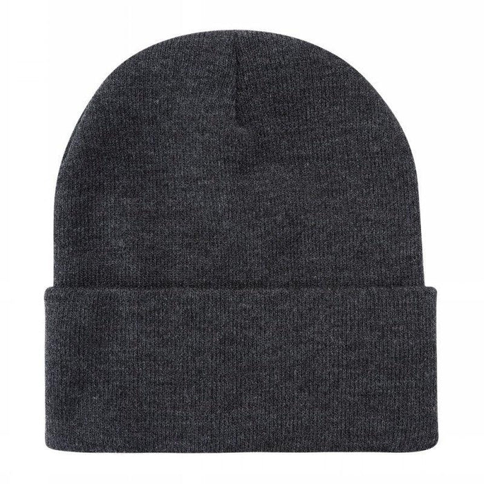 12 Pack Long Beanie Grey