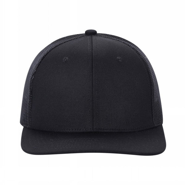 日本に Black_Front_Trucker_Mesh_Hat_C 帽子