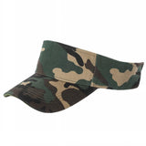 Camo Velcro Sun Visor Hat Cap