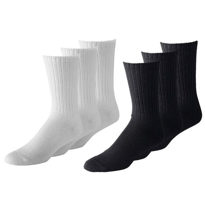 Mix of Black Socks & White Socks