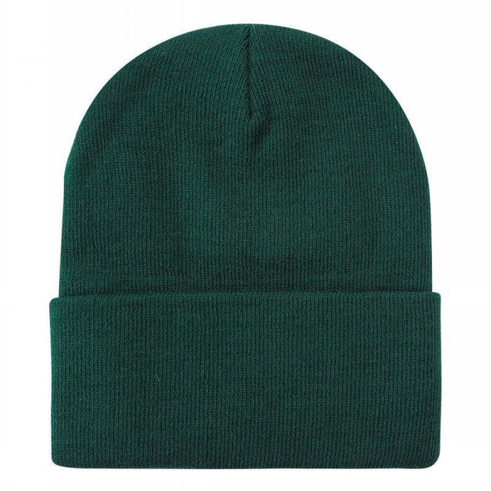 Dark Green Long Beanie
