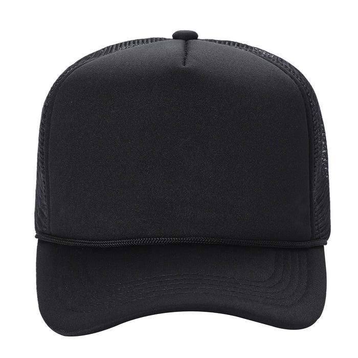 Front Trucker Mesh Hat Sponge Cap Curved Brim