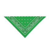 12 Pcs COTTON Triangle Bandanas Bulk Wholesale - Paisley or Solid (Sold per Dozen) - BandanasWholesale