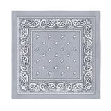 12 Pack COTTON Bandanas Solid 22 inches White Bandanas Wholesale