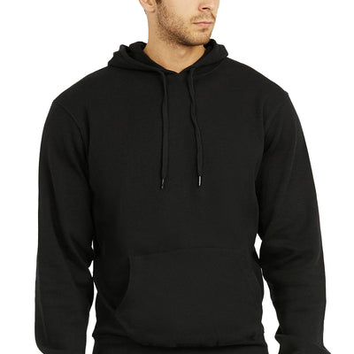 Men's Waffle Fabric Pullover Sweater Hoodie