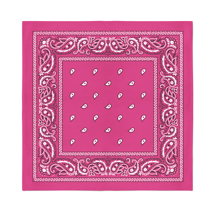 12 Pack COTTON Bandanas Solid 22 inches White Bandanas Wholesale