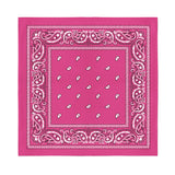 12 Pack COTTON Bandanas Solid 22 inches White Bandanas Wholesale
