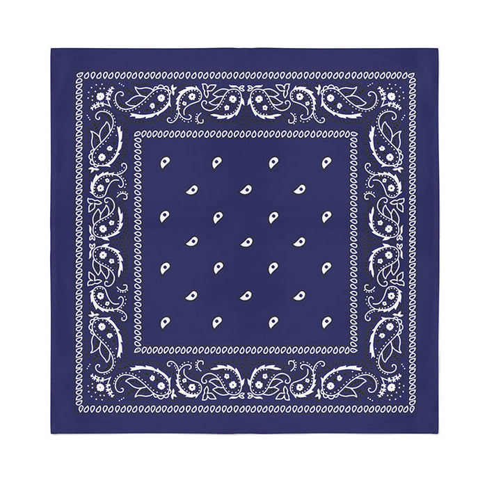 12 Pack COTTON Bandanas Solid 22 inches White Bandanas Wholesale