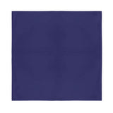 Square Bandanas (24 Pack) Cotton Solid 22 inches Black  Wholesale