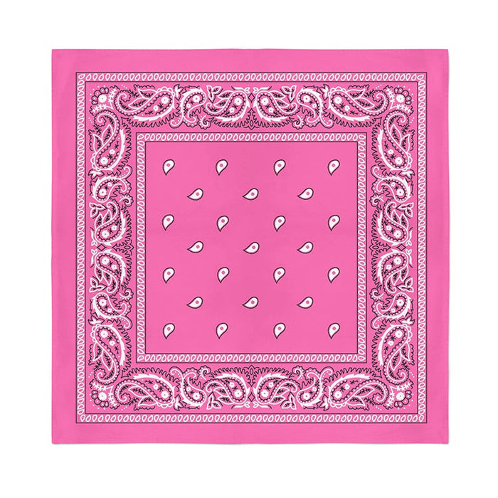 12 Pack COTTON Bandanas Solid 22 inches White Bandanas Wholesale