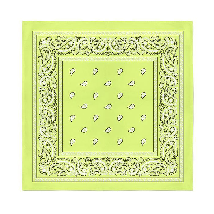 Square Bandanas (24 Pack) Cotton Solid 22 inches Black  Wholesale