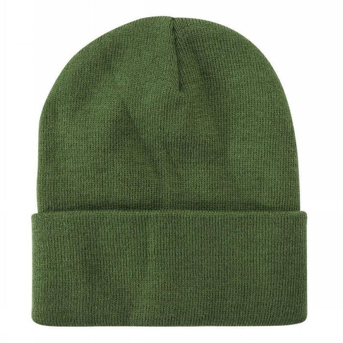 Olive Long Beanie