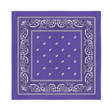 Square Bandanas (24 Pack) Cotton Solid 22 inches Black  Wholesale