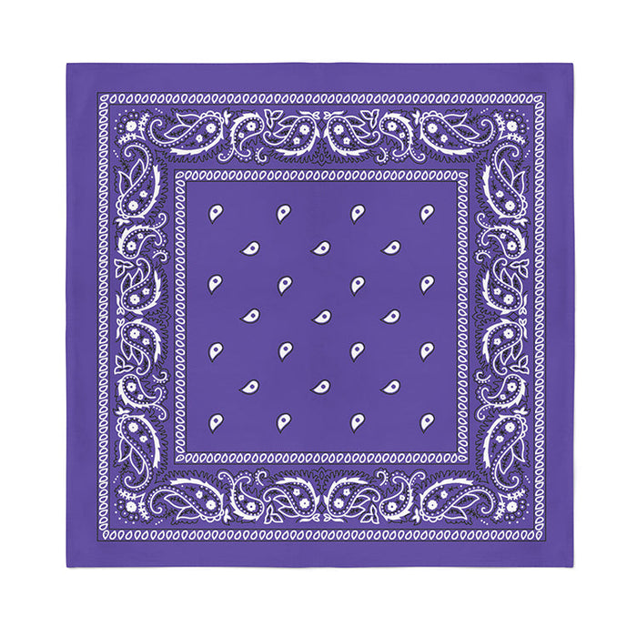12 Pack COTTON Bandanas Solid 22 inches White Bandanas Wholesale