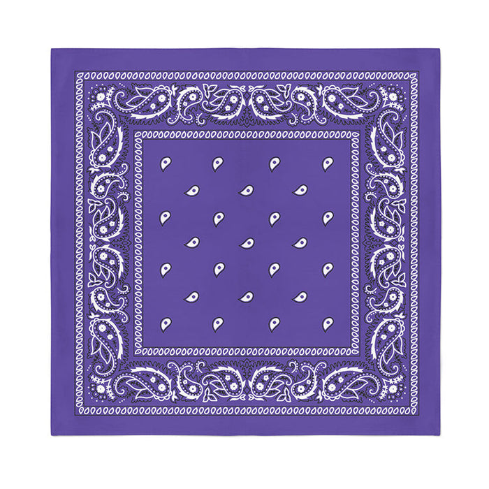 12 Pack COTTON Bandanas Solid 22 inches White Bandanas Wholesale
