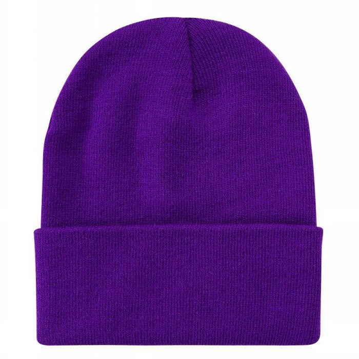 Purple Long Beanie