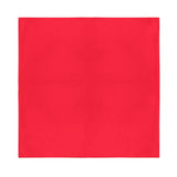 Square Bandanas (24 Pack) Cotton Solid 22 inches Black  Wholesale