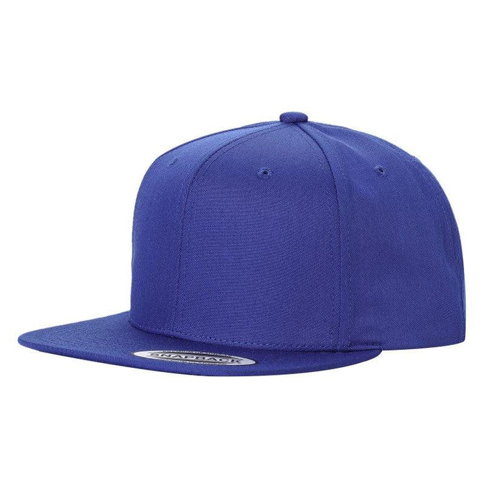 Royal Blue Snap Back Hat Cap Flat Brim