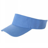 Sky Blue Velcro Sun Visor Hat Cap