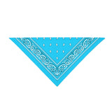 12 Pack POLYESTER  Dog Bandanas Solid Regular (30 by 20 in) Black Dog Bandanas Wholesale