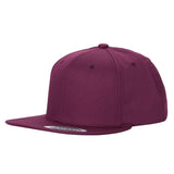 Wine Snap Back Hat Cap Flat Brim