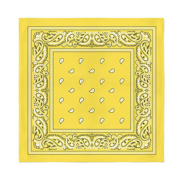 Square Bandanas (24 Pack) Cotton Solid 22 inches Black  Wholesale