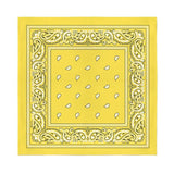 Square Bandanas (24 Pack) Cotton Solid 22 inches Black  Wholesale