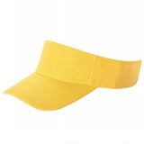 Yellow Velcro Sun Visor Hat Cap