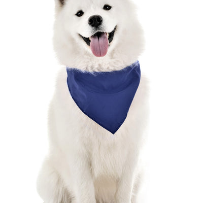 4 Pack Polyester Solid Dog Bandanas - Fast FREE Shipping