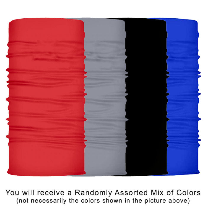 120 Pack Neck Gaiter Tubular Bandana Balaclava Mask Black   Neck Gaiter Wholesale