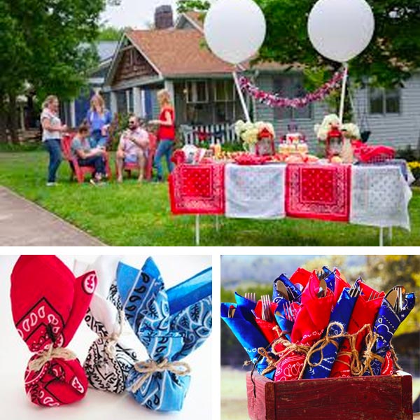 Bandana Party Decorations