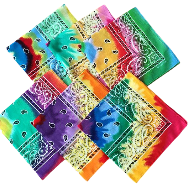 Tie Dye Bandanas