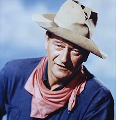 John Wayne in a pink bandana
