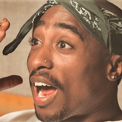 Green Bandana on 2pac Tupac Shakur 
