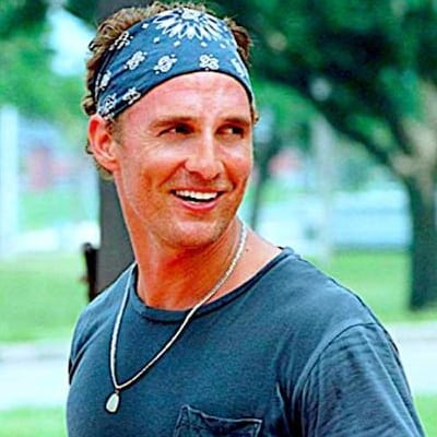 Green Bandana on Matthew McConaughey