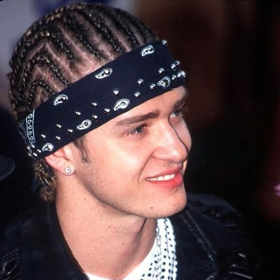 Justin Timberlake’s cornrows are a perfect Ten.