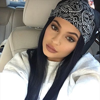 All the kool kids wear a black bandana just like Kylie Jenner.