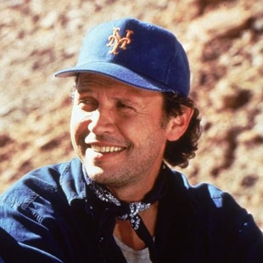 Keep a blue bandana handy in case you find yourself in a Wild West situation like Billy Crystal.