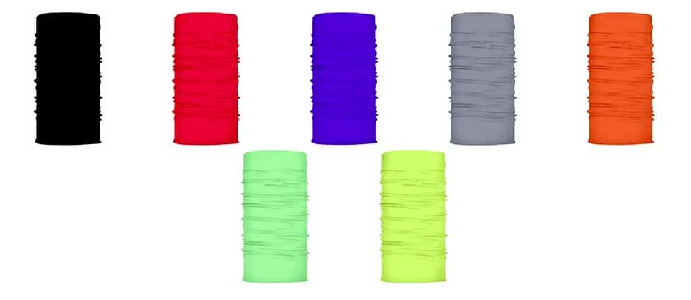 BandanasWholesale.com  Tube Bandana Colors Available