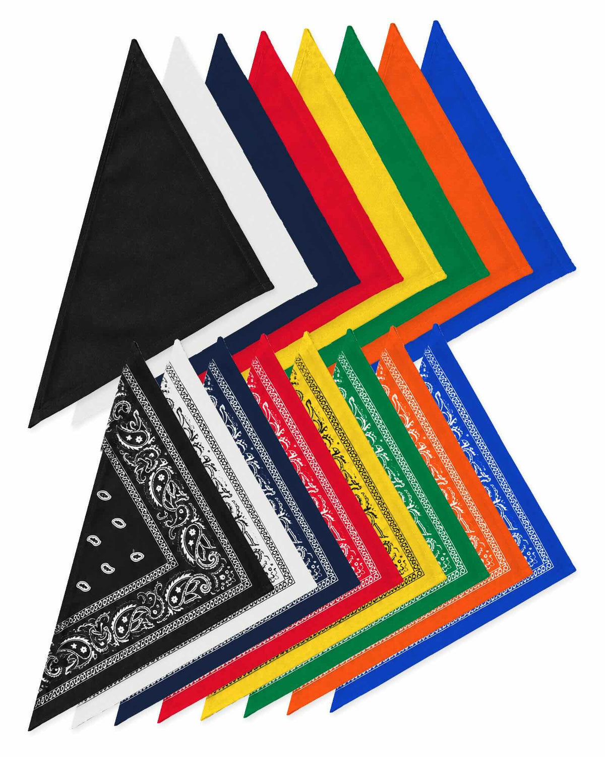 Cotton Dog Bandanas - Regular Size  (30" x 20")