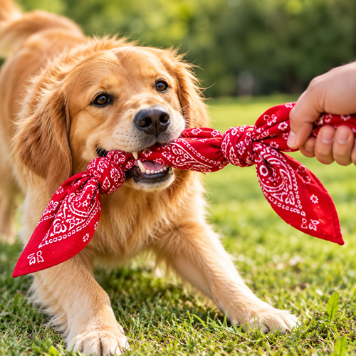 Chew toy or “tug-of-war” toy