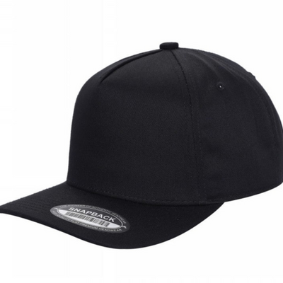 12 Pack Snap Back Hat Cap - Black with Color Under Bill, 5-Panel