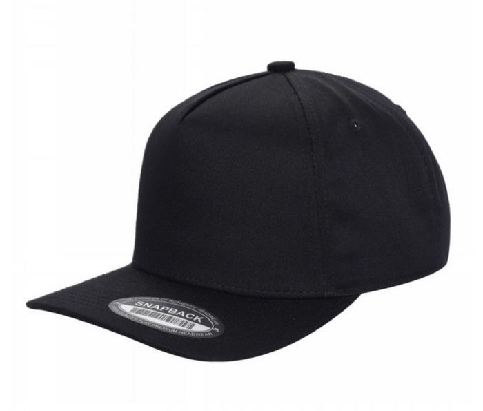 12 Pack Snap Back Hat Cap - Black with Color Under Bill, 5-Panel