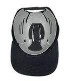 12 Pack Snap Back Hat Cap - Black with Color Under Bill, 5-Panel