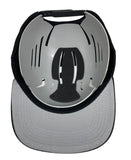 12 Pack Snap Back Hat Cap - Black with Color Under Bill, 5-Panel