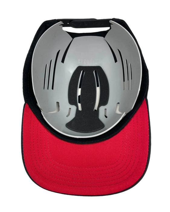 12 Pack Snap Back Hat Cap - Black with Color Under Bill, 5-Panel