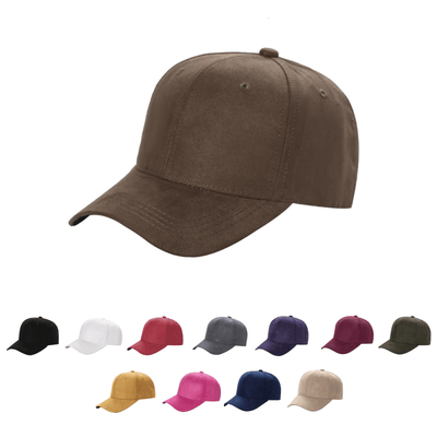 12 Pack Buckle Hat Cap Suede