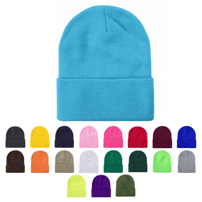 12 Pack Long Beanie