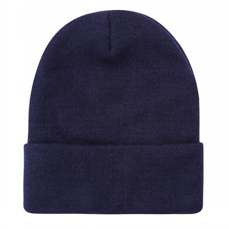 12 Pack Long Beanie Navy