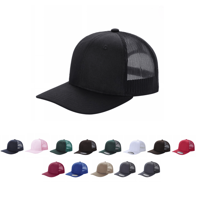 12 Pack Trucker Mesh Hat Cap Curved Brim